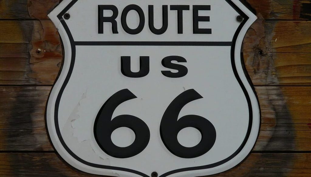 Insegna Route 66
