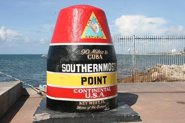 Punto più meriodionale degli Stati Uniti a Key West
