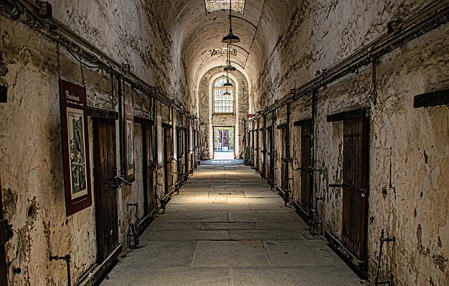 Corridoio dell'ex carcere Eastern State