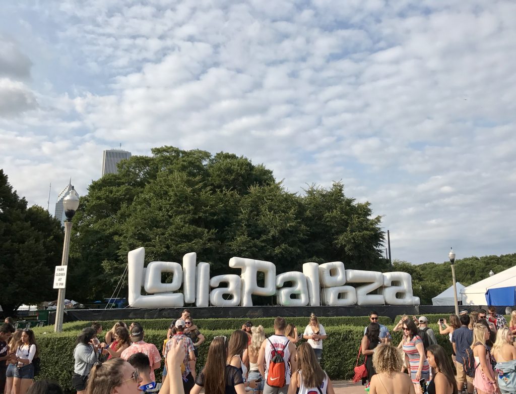 L'ingresso del festival musicale Lollapalooza di Chicago