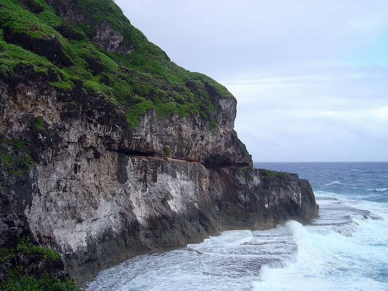 Scogli della Marina Bay a Guam