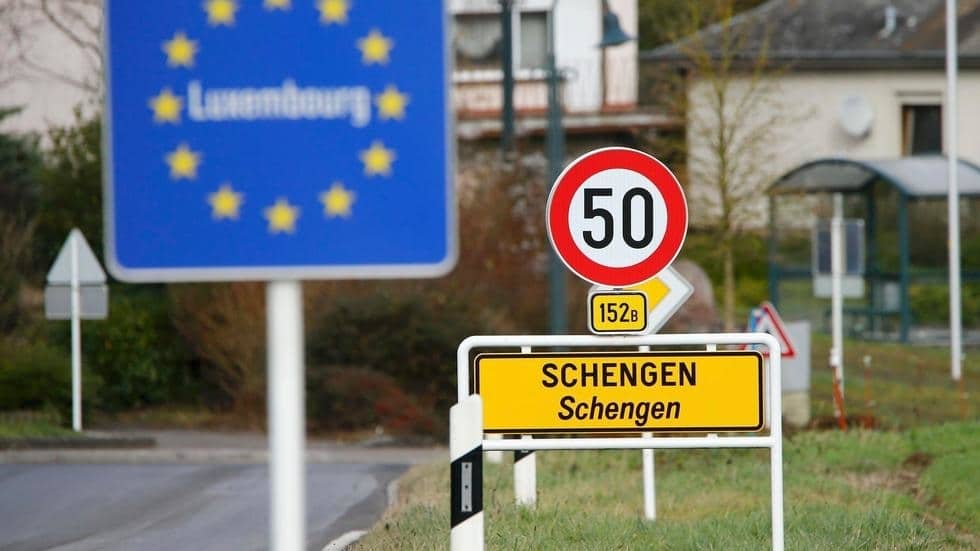 Arrivando a Schengen in Lussemburgo